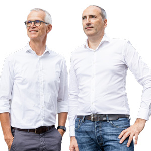 Wolfgang Hackl, CEO and David Demanse, CSO, OncoGenomX
